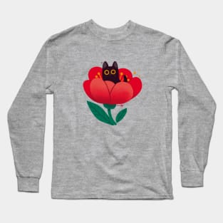 Flowercat I Long Sleeve T-Shirt